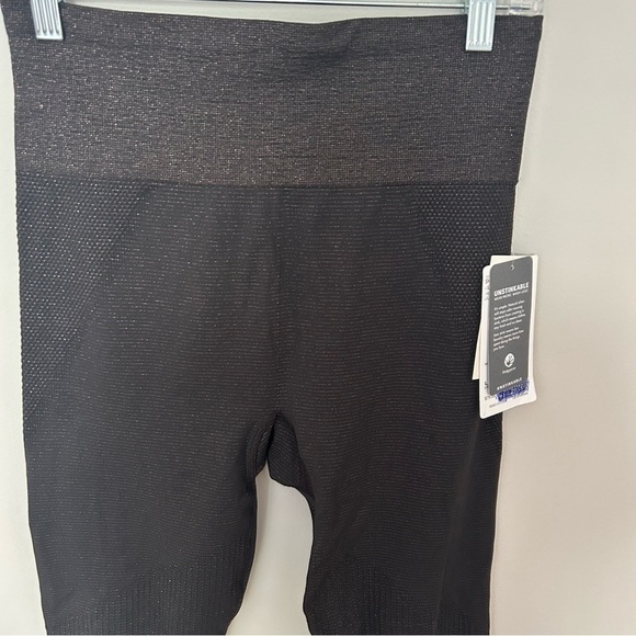 NWT Athleta Shimmer Seamless Tight Espresso Brown Size Large - Picture 7 of 7